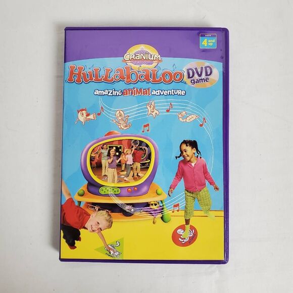 Cranium Hullabaloo Amazing Animal Adventure DVD Game – Interactive Kids Activity - Picture 1 of 3